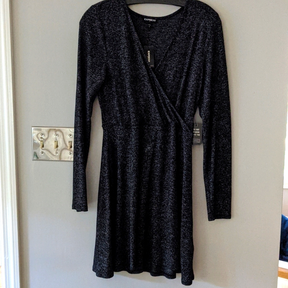 Express gray dress